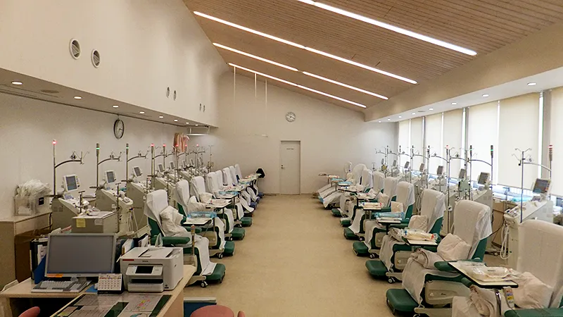 写真:血液透析室
